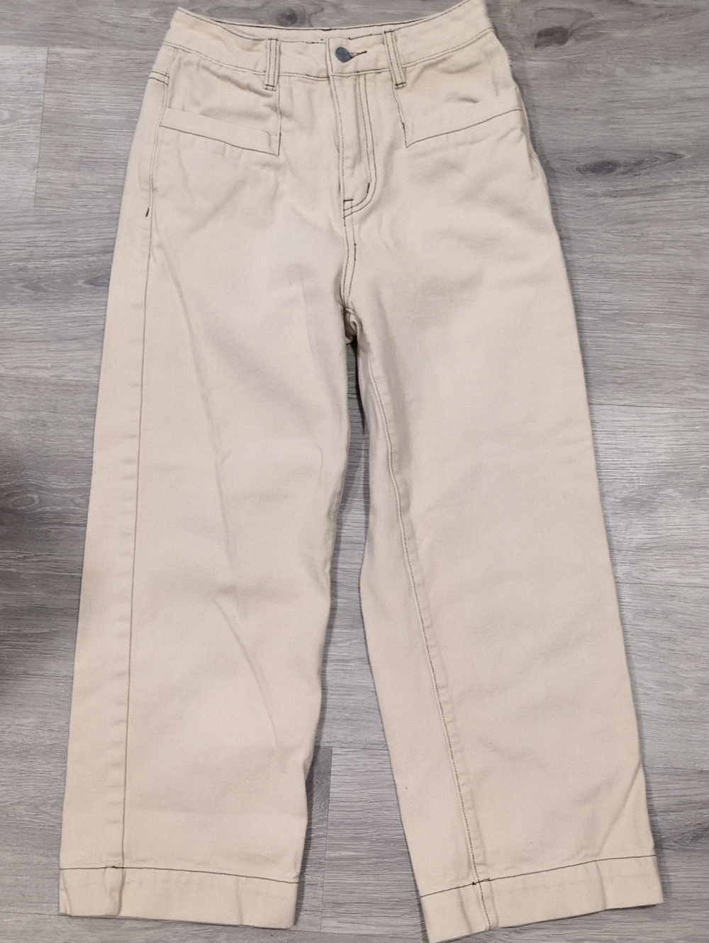 Llano Women’s Straight-Leg Jeans  Cream Medium 26"X25"